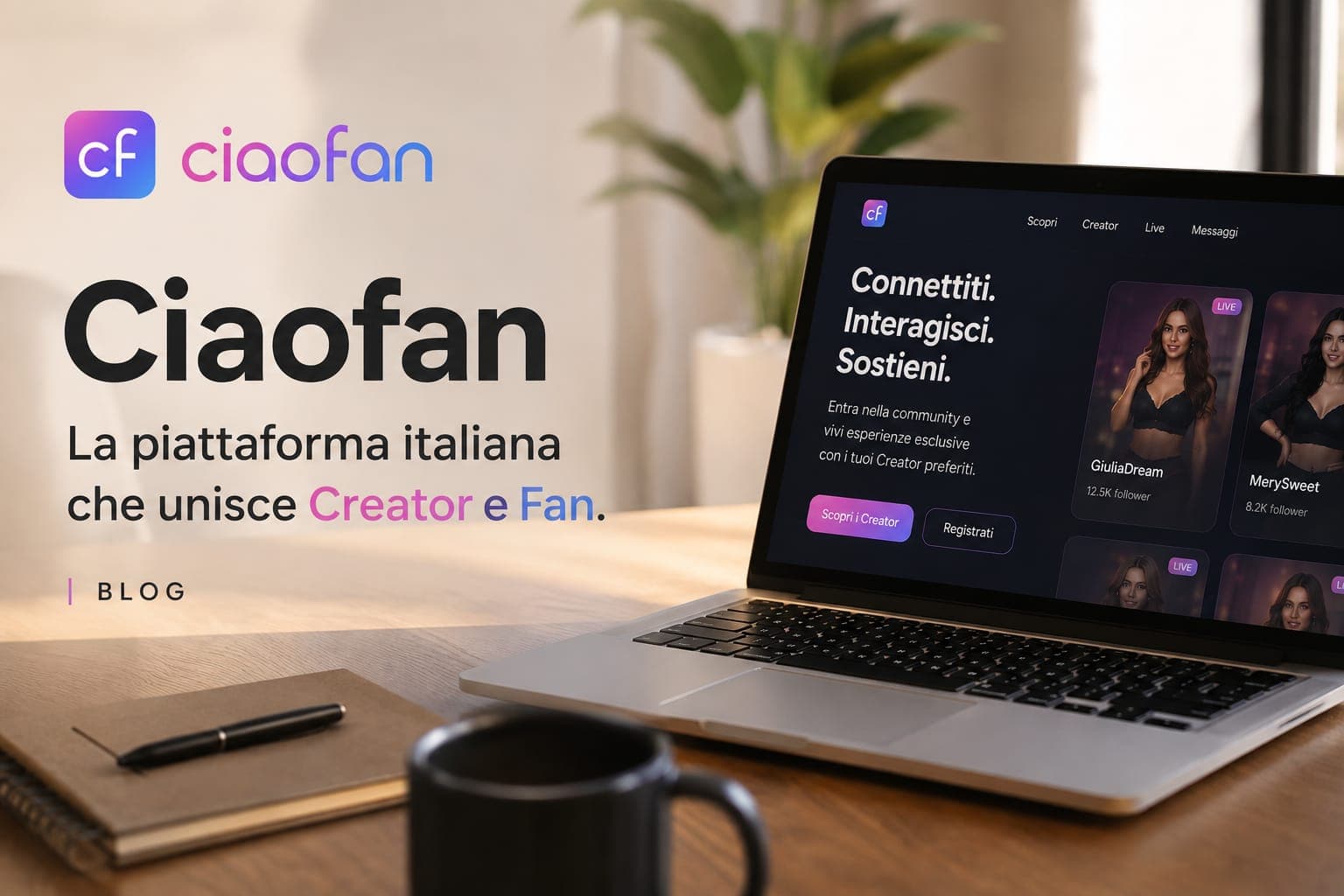 Ciaofan la piattaforma Italiana